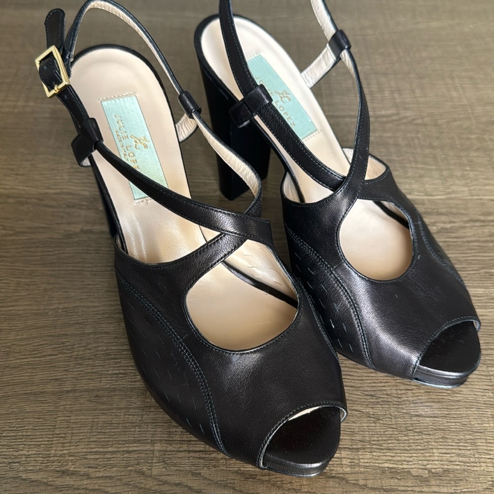 Julie Lopez shoes.  Dark Brown Bronze size 9